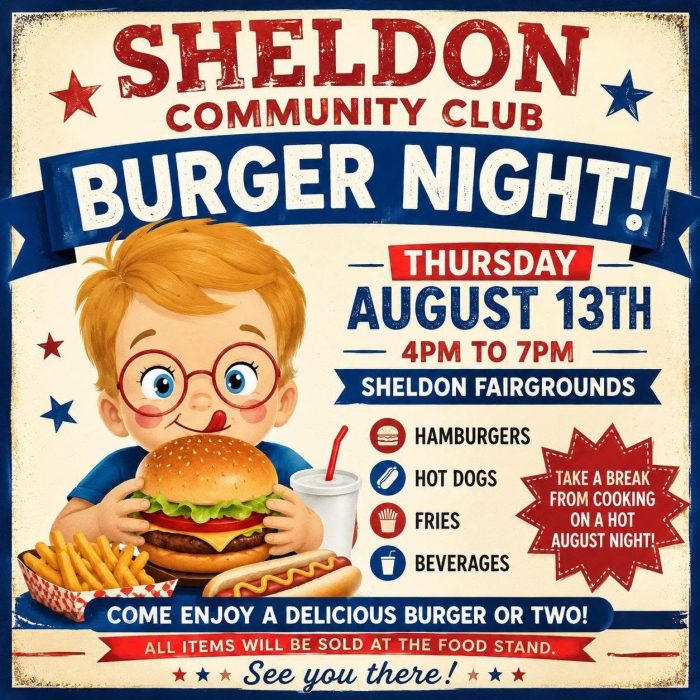 Sheldon Burger Night