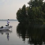 Fishing on the Dairyland Reservoir