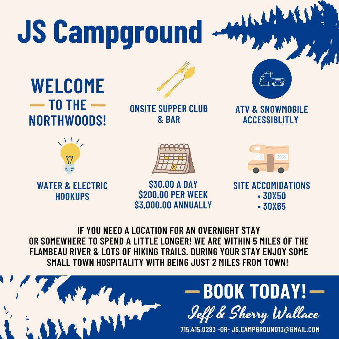 JS Campground - Rusk County Wisconsin : Rusk County Wisconsin