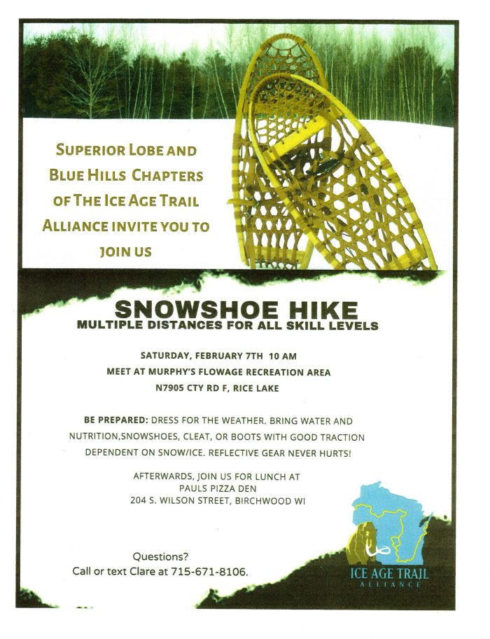 Snowshoe Hike Flyer