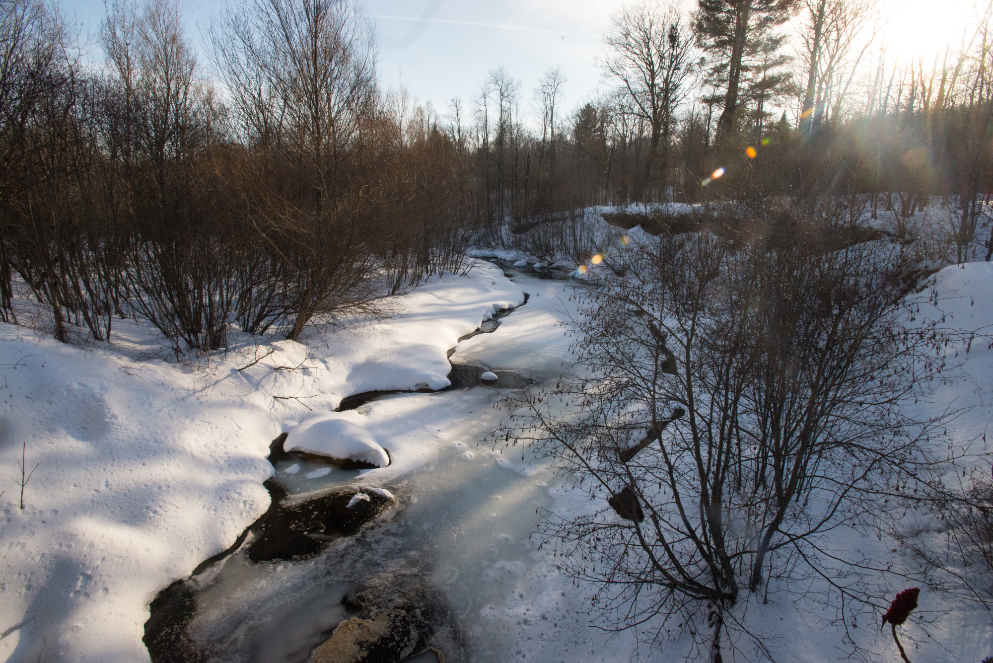 winter river rusk county wi